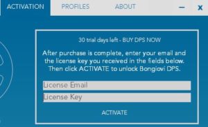 bongiovi dps license key list
